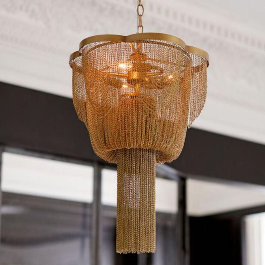 Hikari Metal Chain Chandelier