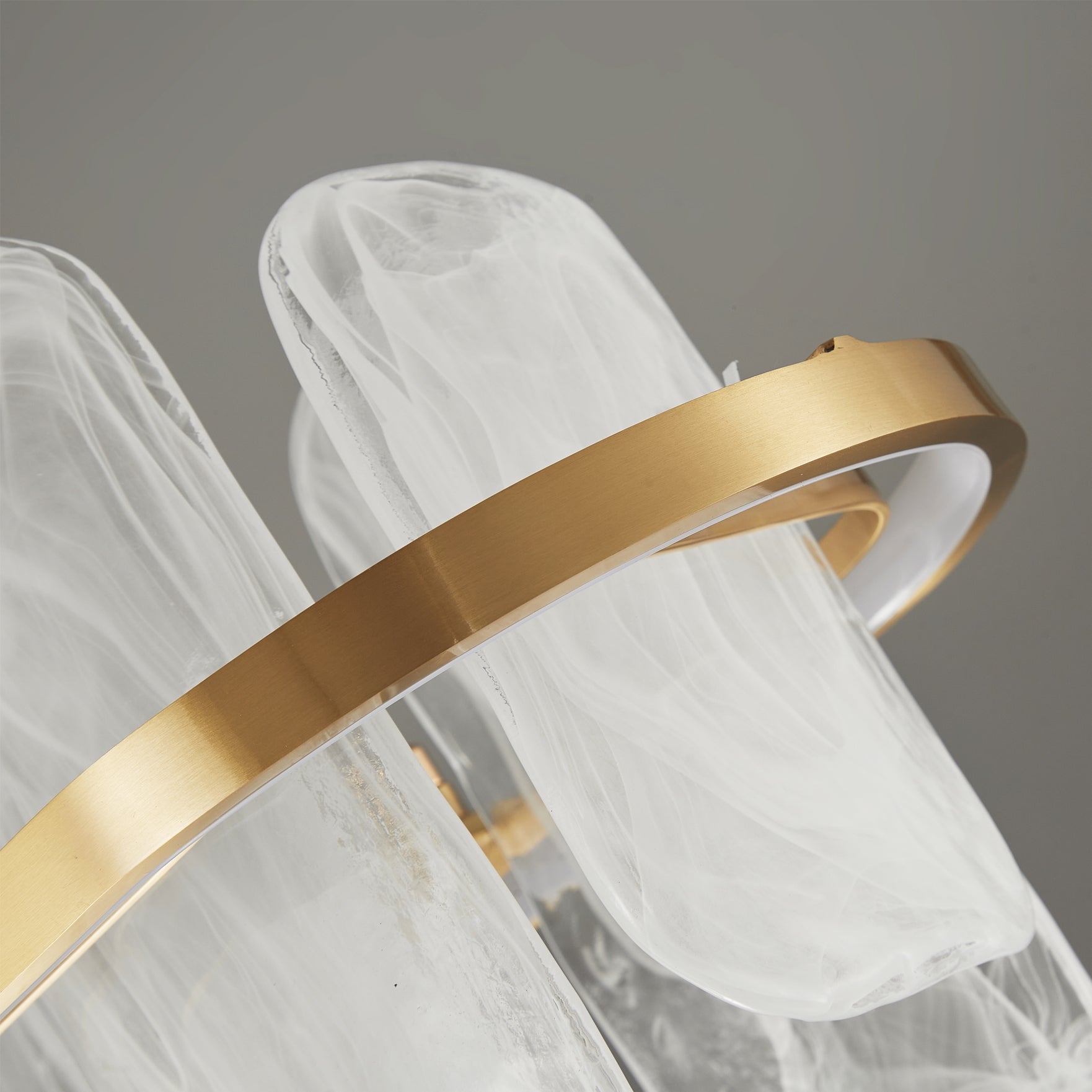 Mille Long Glass Chandelier