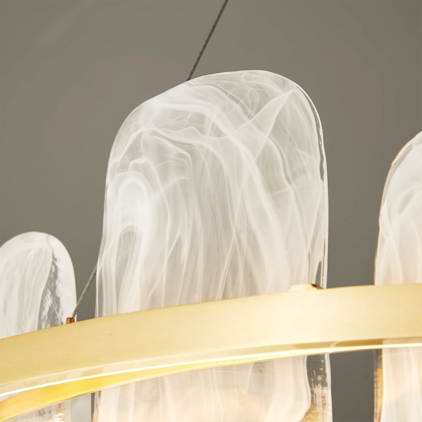 Mille Round Glass Chandelier