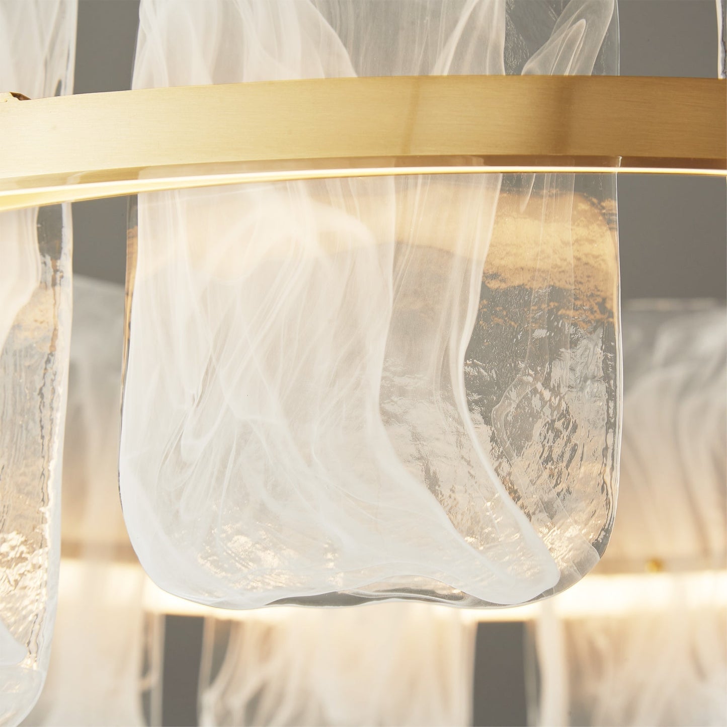 Mille Round Glass Chandelier