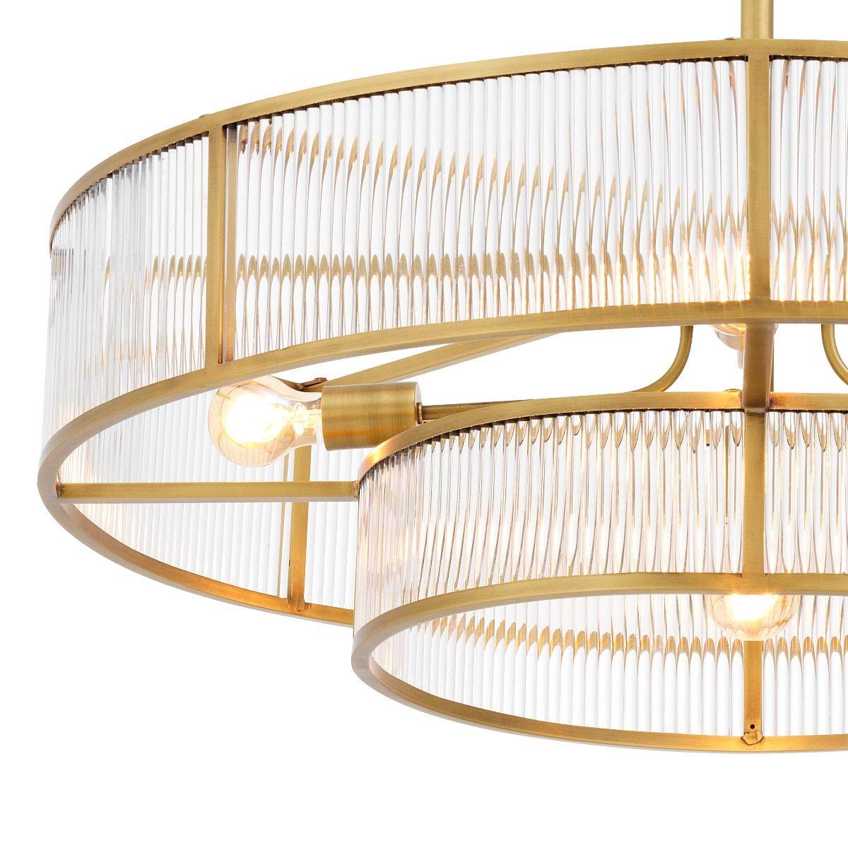 Montparnasse Modern Brass Chandelier - [Brass] 