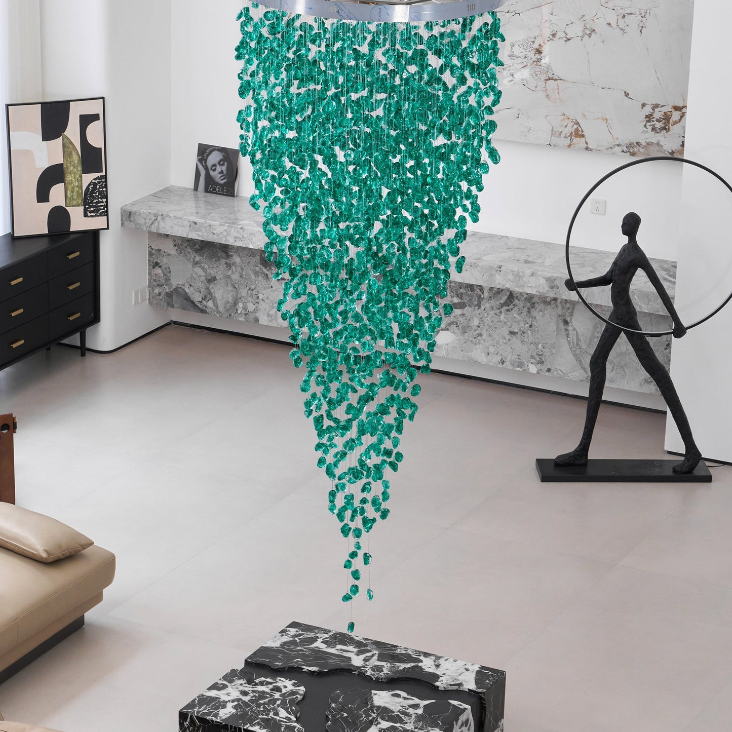 Crystal Stone Chandelier