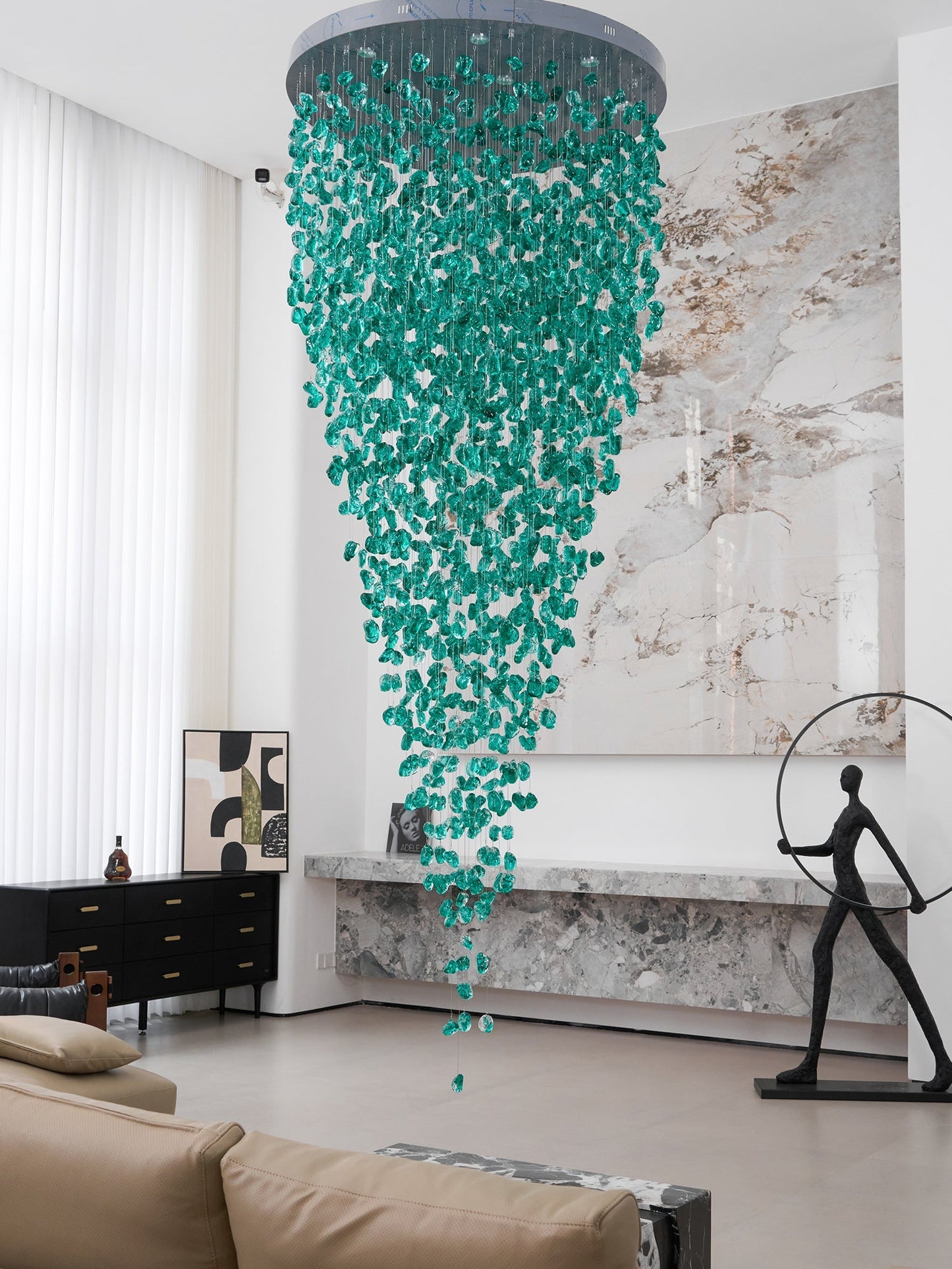 Crystal Stone Chandelier