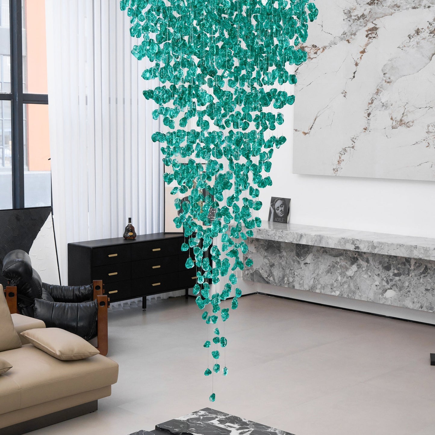 Crystal Stone Chandelier