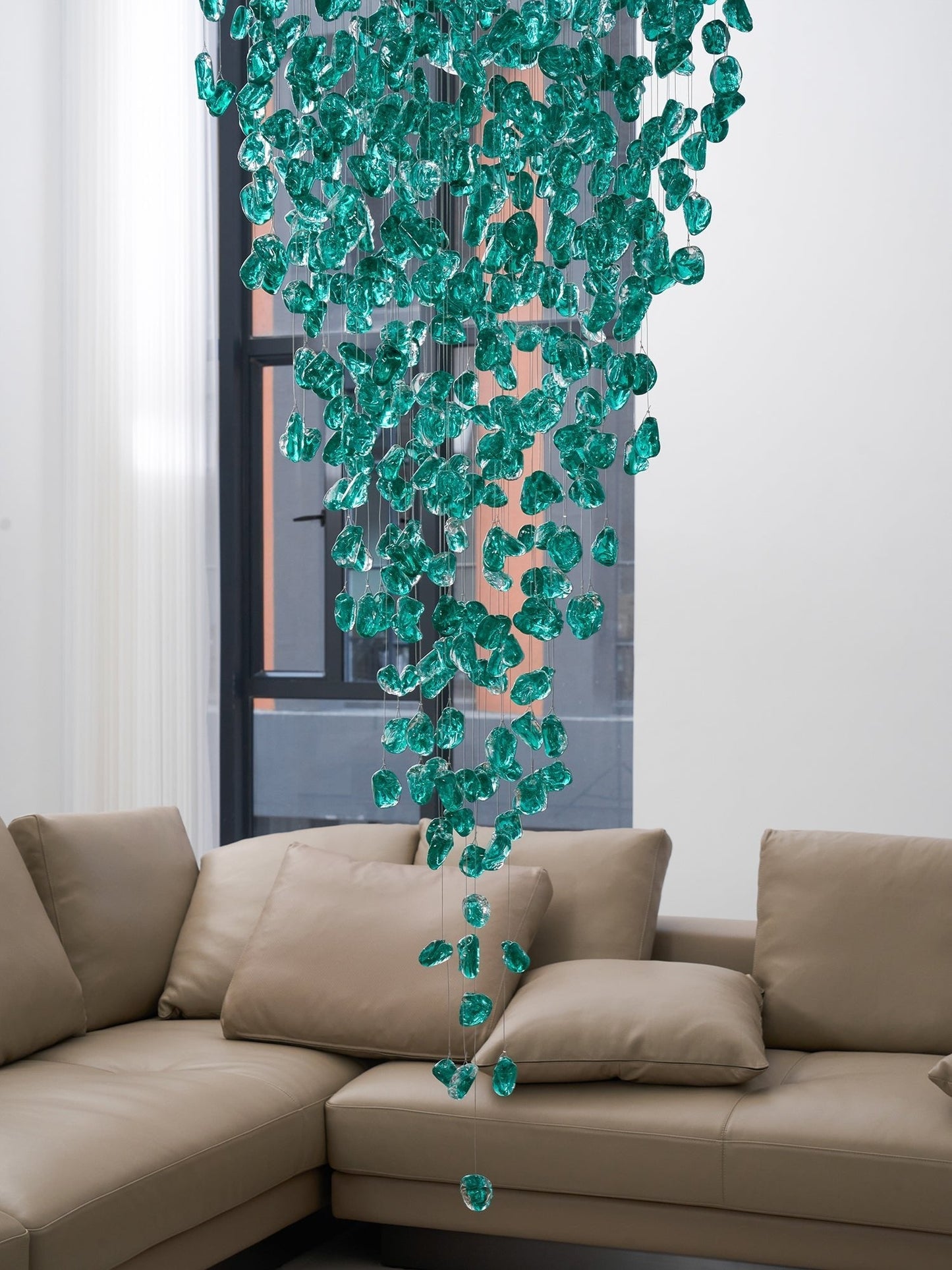 Crystal Stone Chandelier