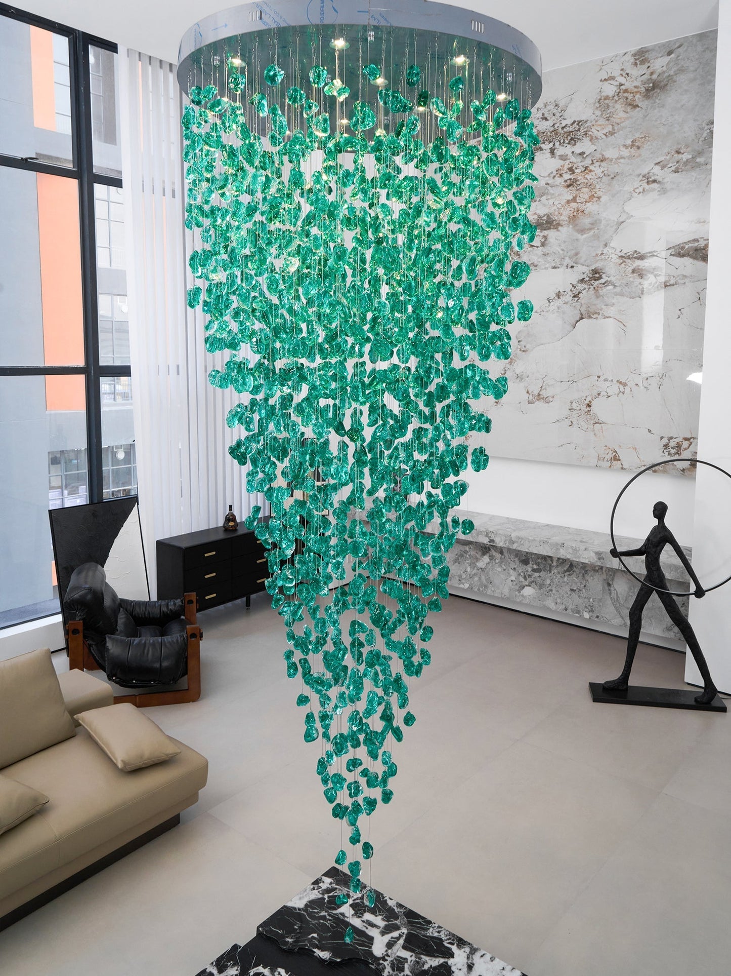 Crystal Stone Chandelier