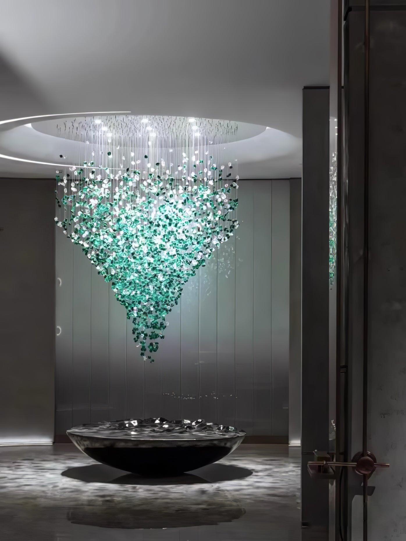 Crystal Stone Chandelier