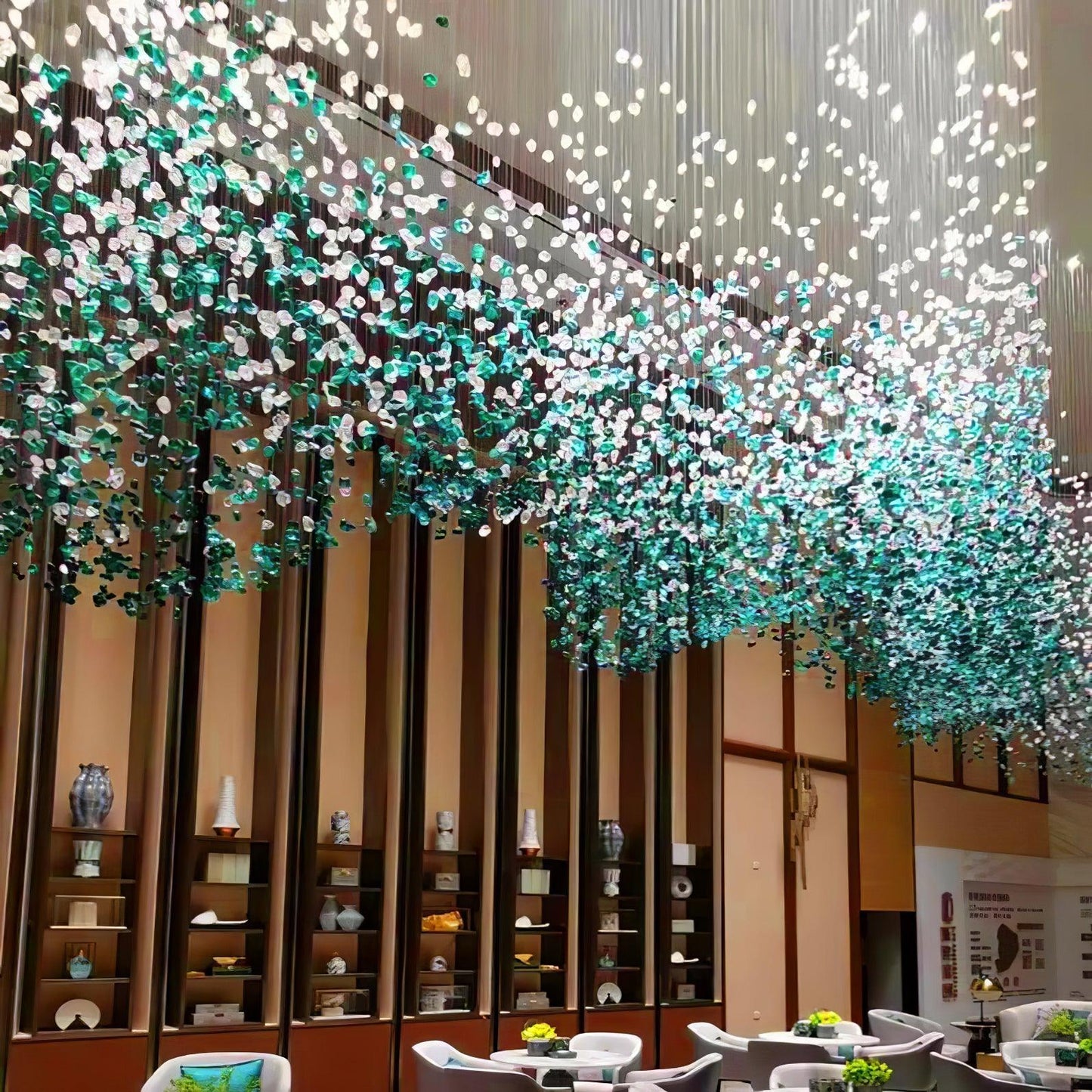 Crystal Stone Chandelier