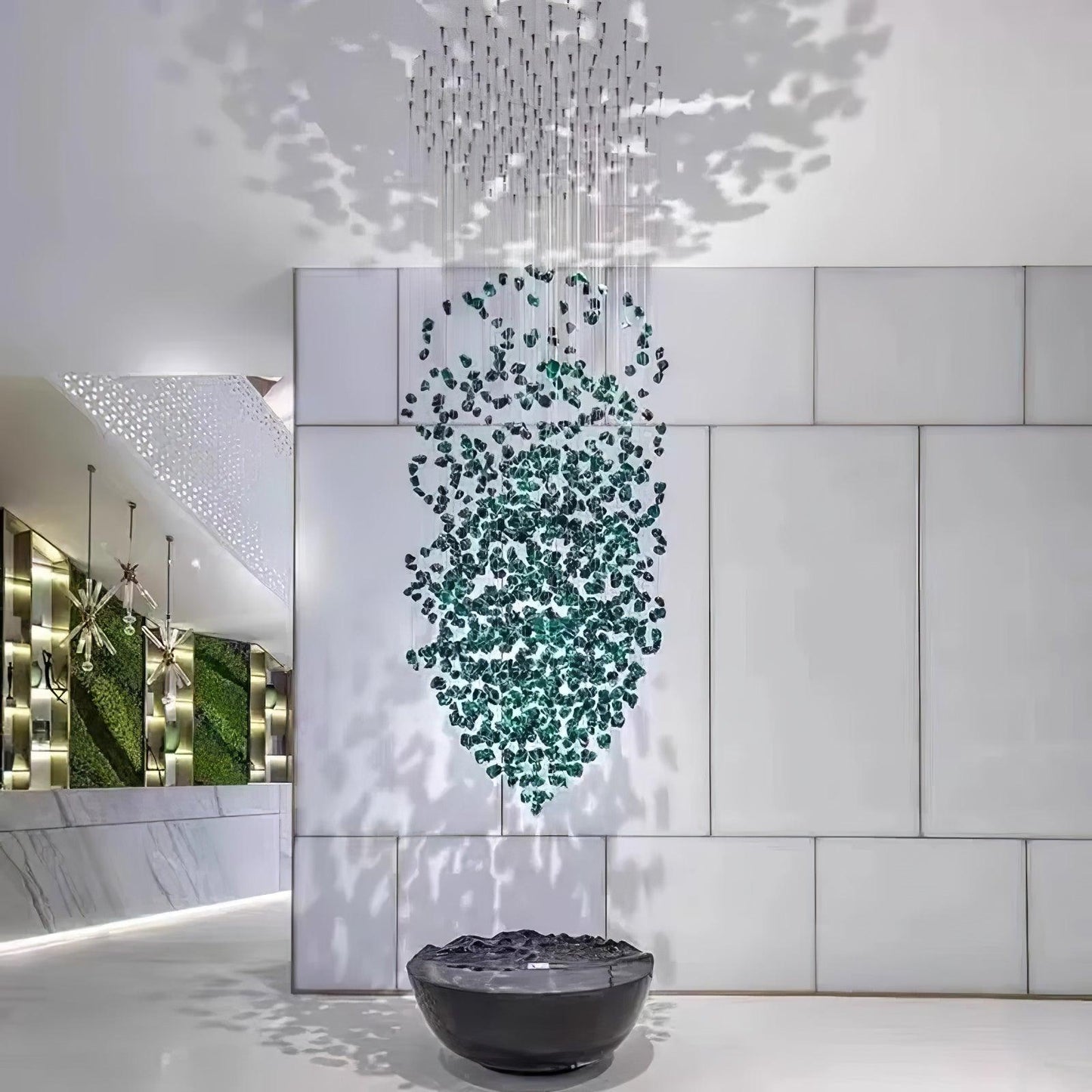 Crystal Stone Chandelier