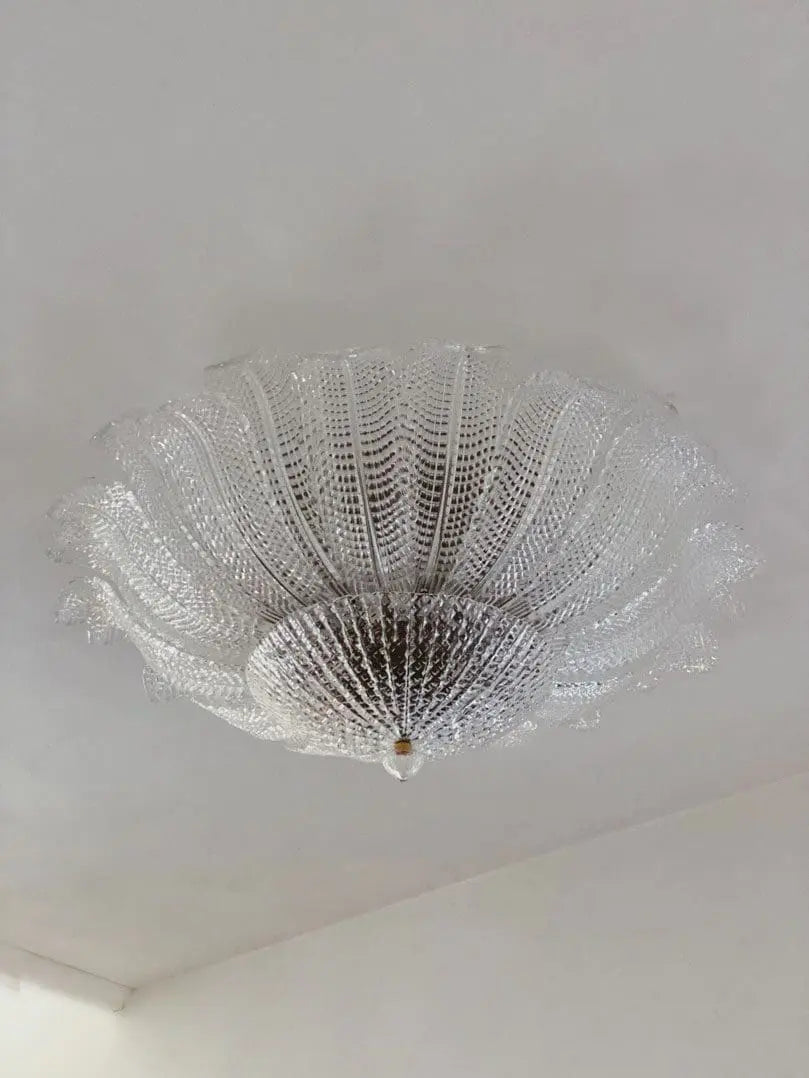 Murano Ceiling Lamp – Barovier – Transparent