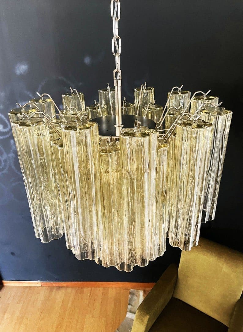 Murano Chandelier – 36 tubes – Yellow