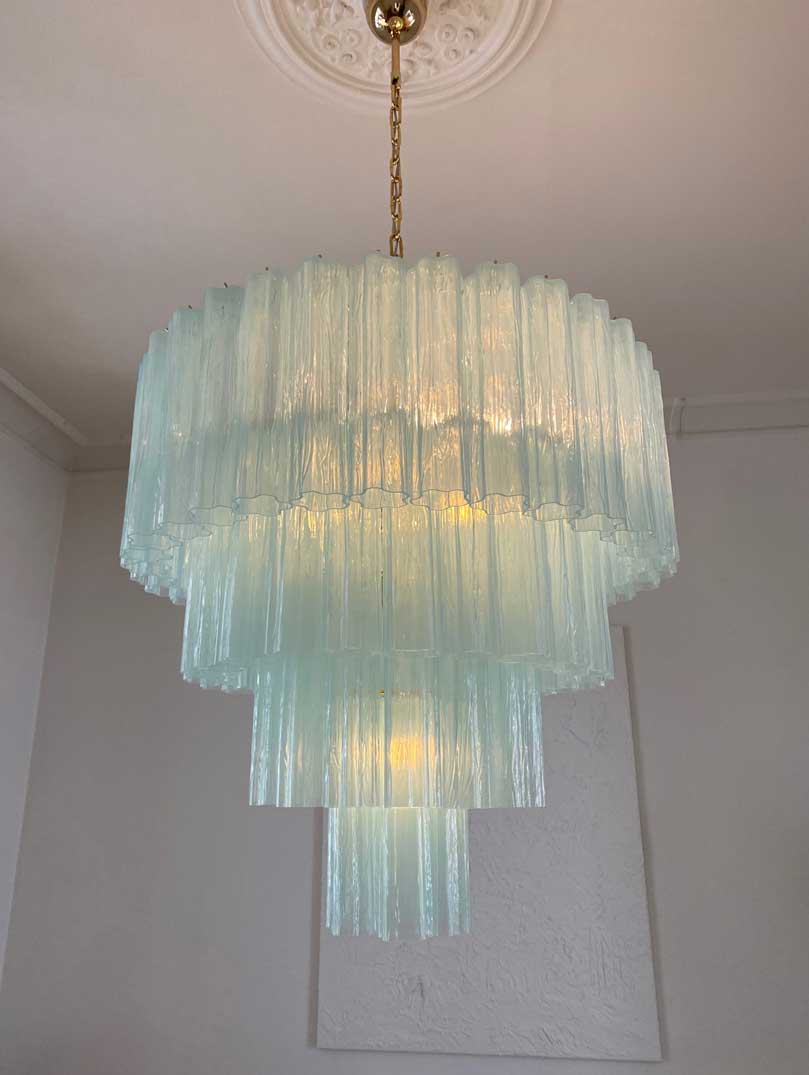 Murano Chandelier – 78 tubes – Opal