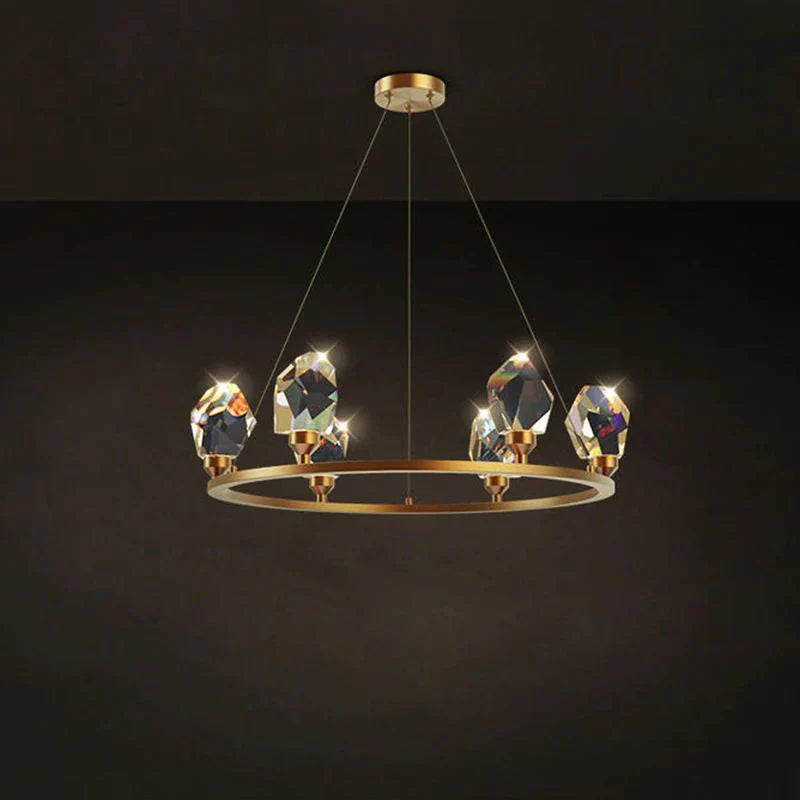 Eve Crystal Crown Chandelier