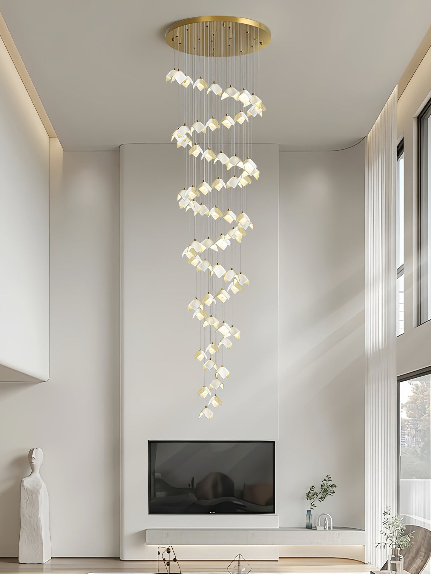 Orlani Cascade Stairs Chandelier