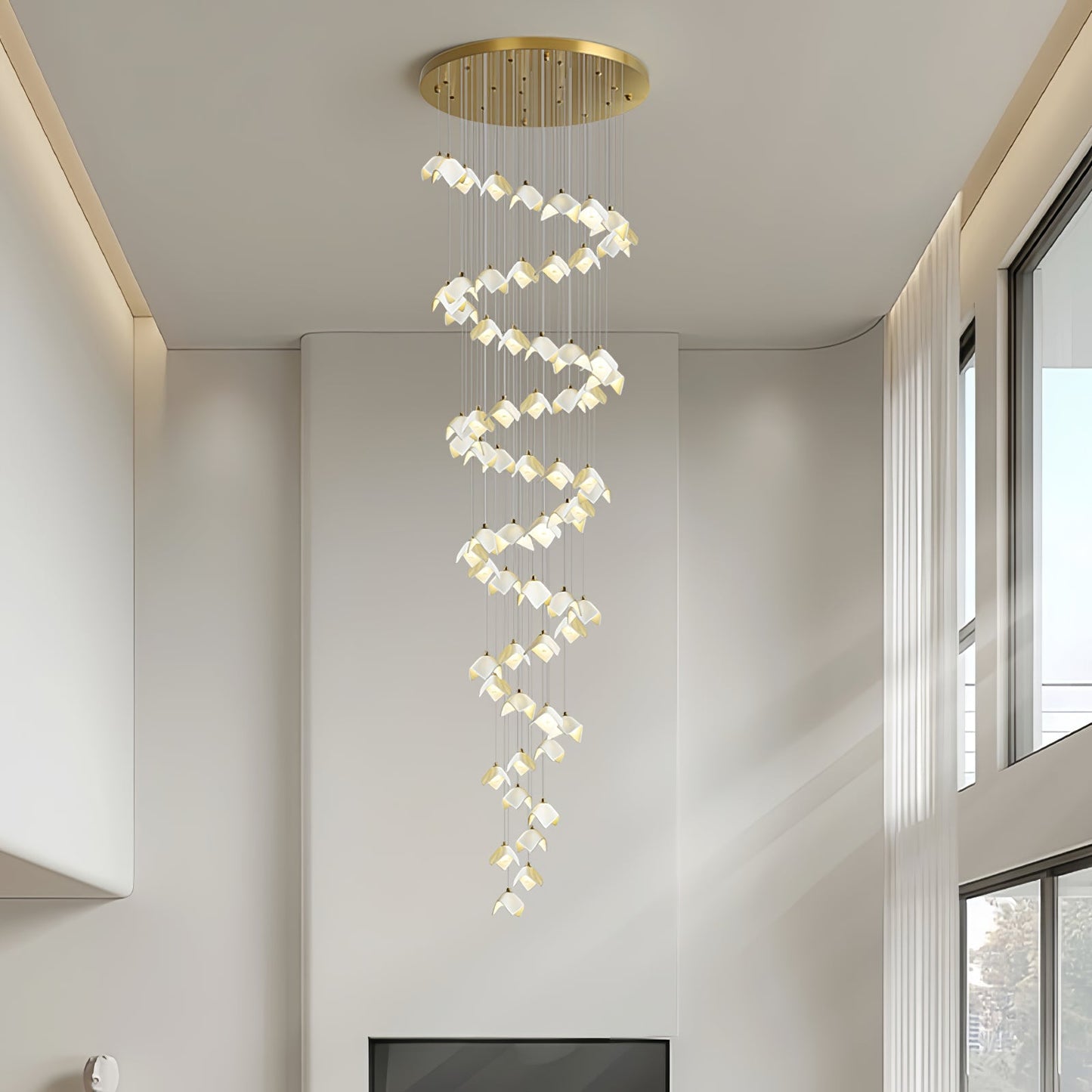 Orlani Cascade Stairs Chandelier