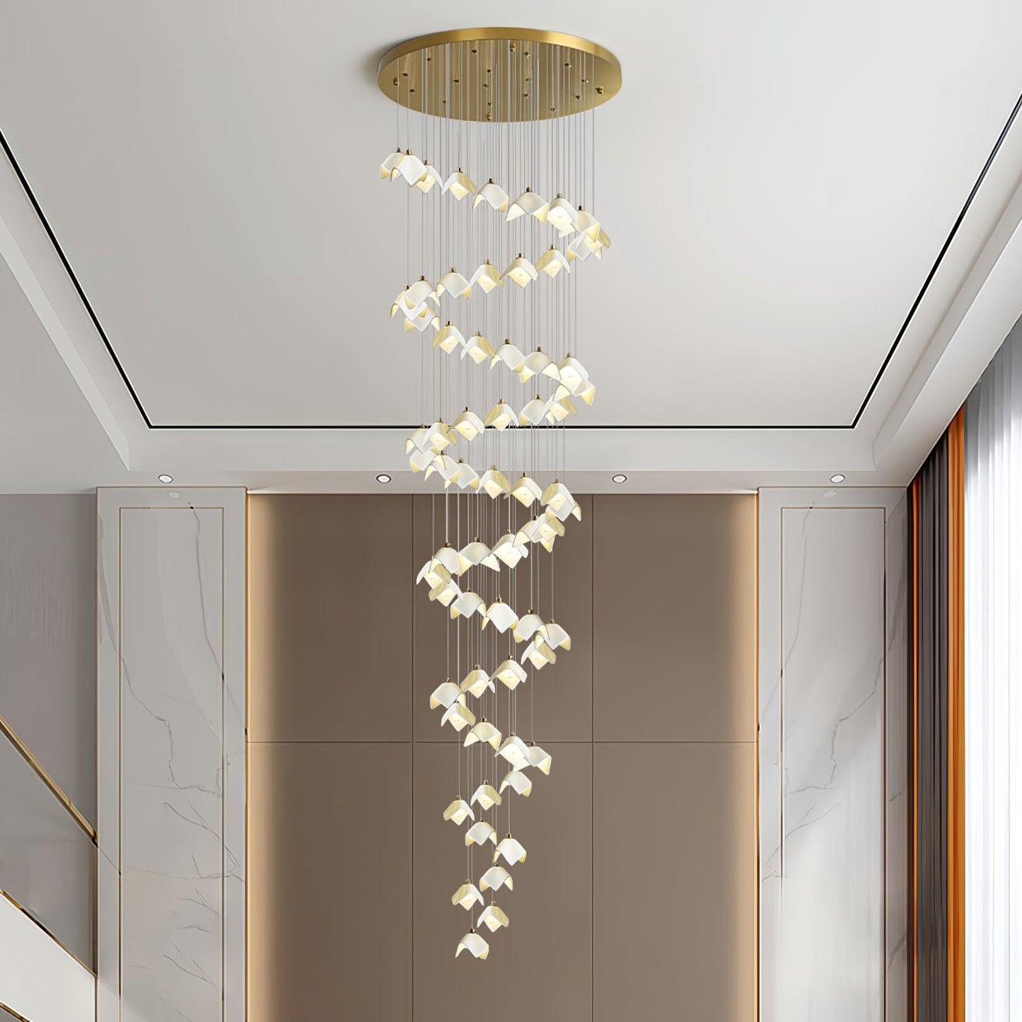 Orlani Cascade Stairs Chandelier