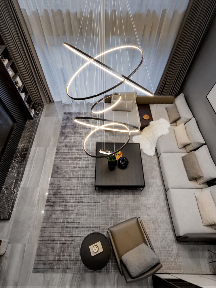 Orrery Rings Chandelier