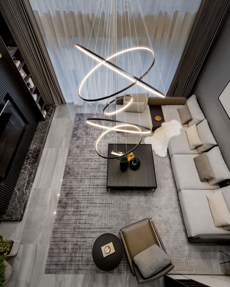 Orrery Rings Chandelier