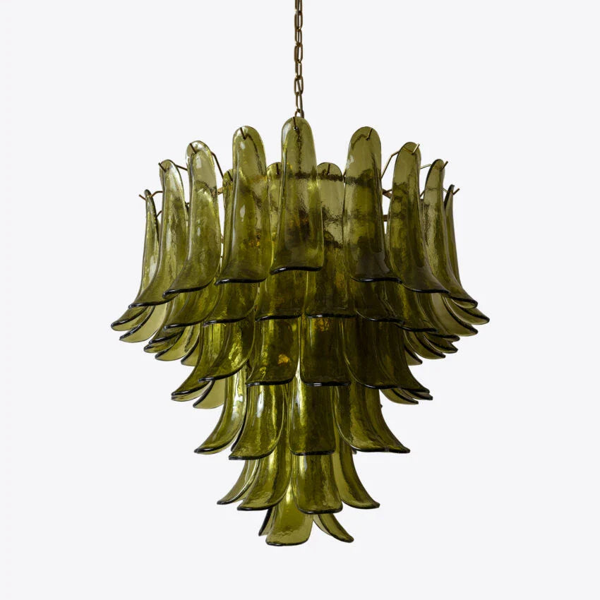 Green Petalo Murano Chandelier