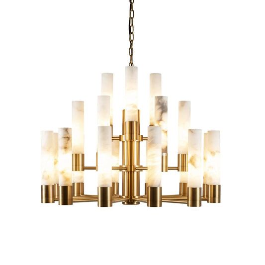 Orion Tiered Sputnik Alabaster Chandelier
