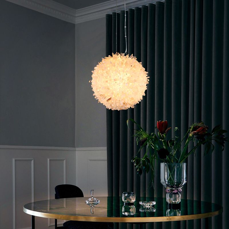 Primary Crystal  Ball Pendant Light