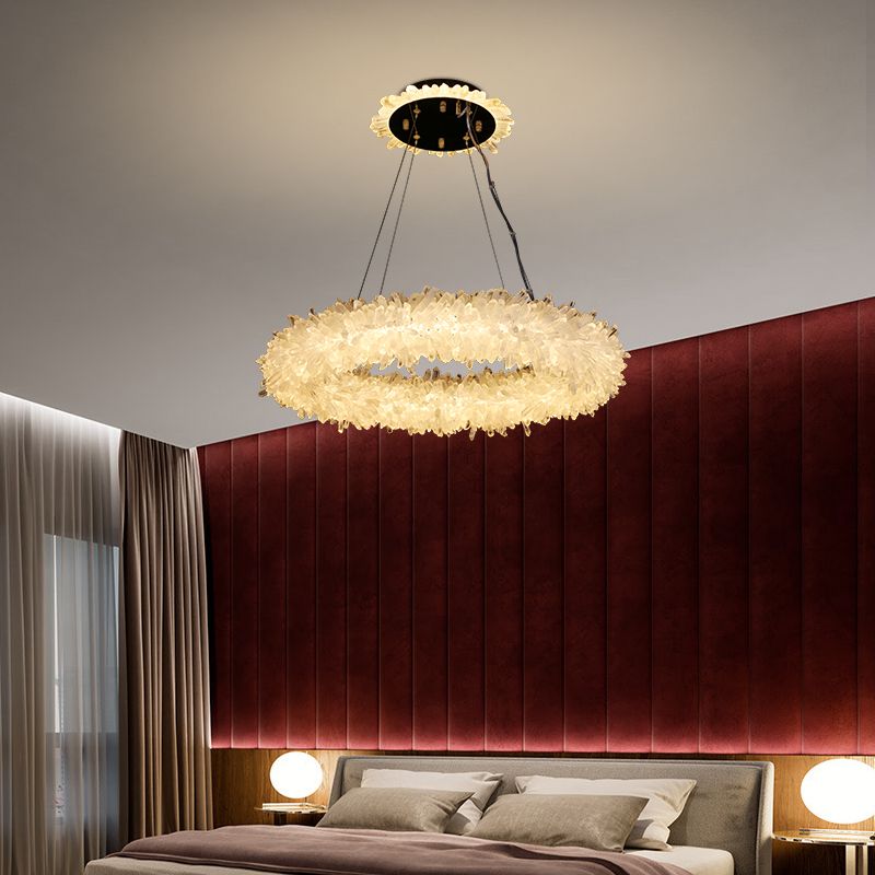 Primary Crystal Halo Modern Chandelier