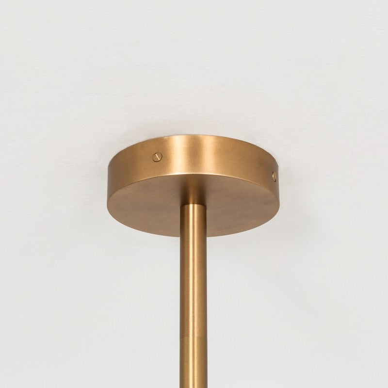 RD15 6 - Light Modern Brass Chandelier - Schwung