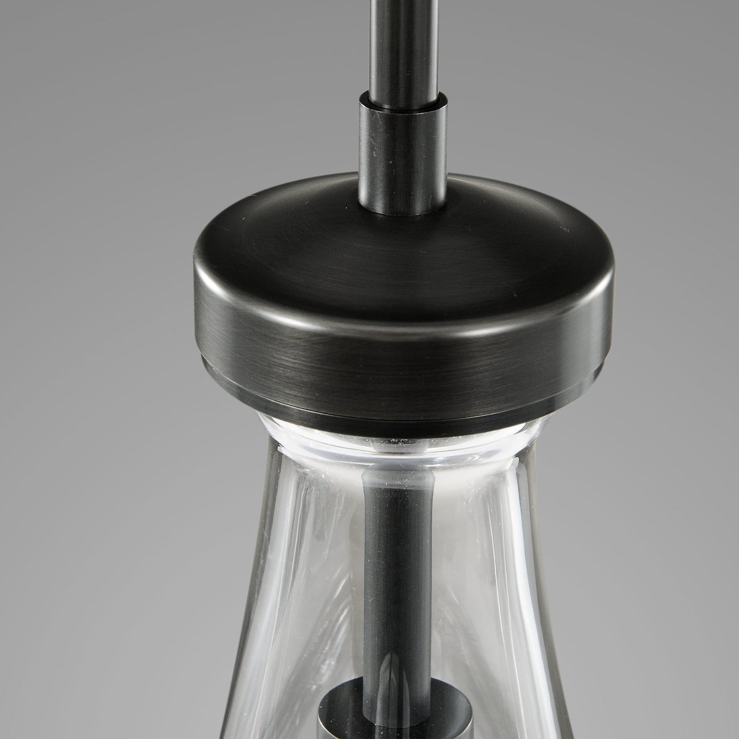 Raindrop round chandelier 14"(rod)