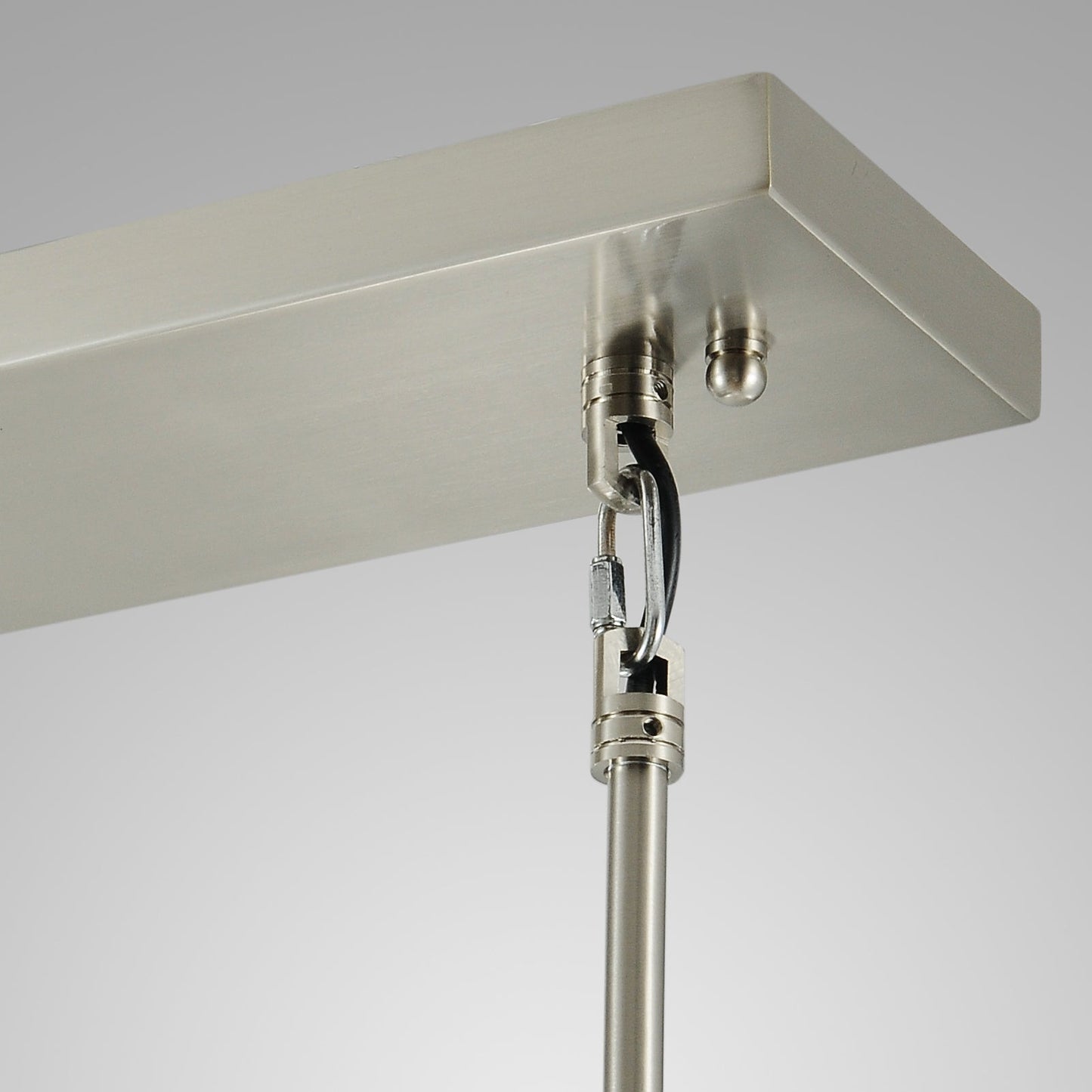 Raindrops  Rectangular Chandelier 22" rod