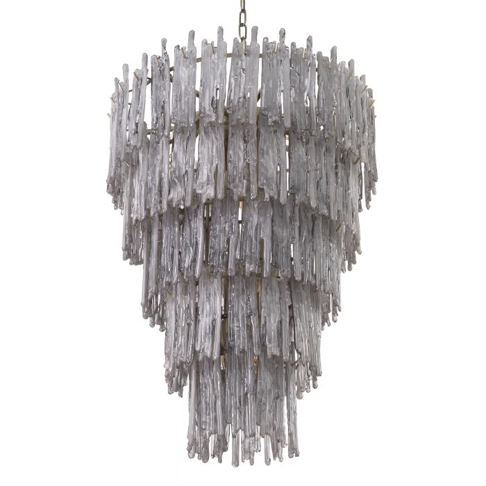 Saint Roch Modern Glass Chandelier [S/L] - [Brass & Glass]