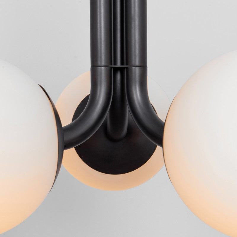 Tubular 3-Light Modern Brass Chandelier [M/L] - Schwung