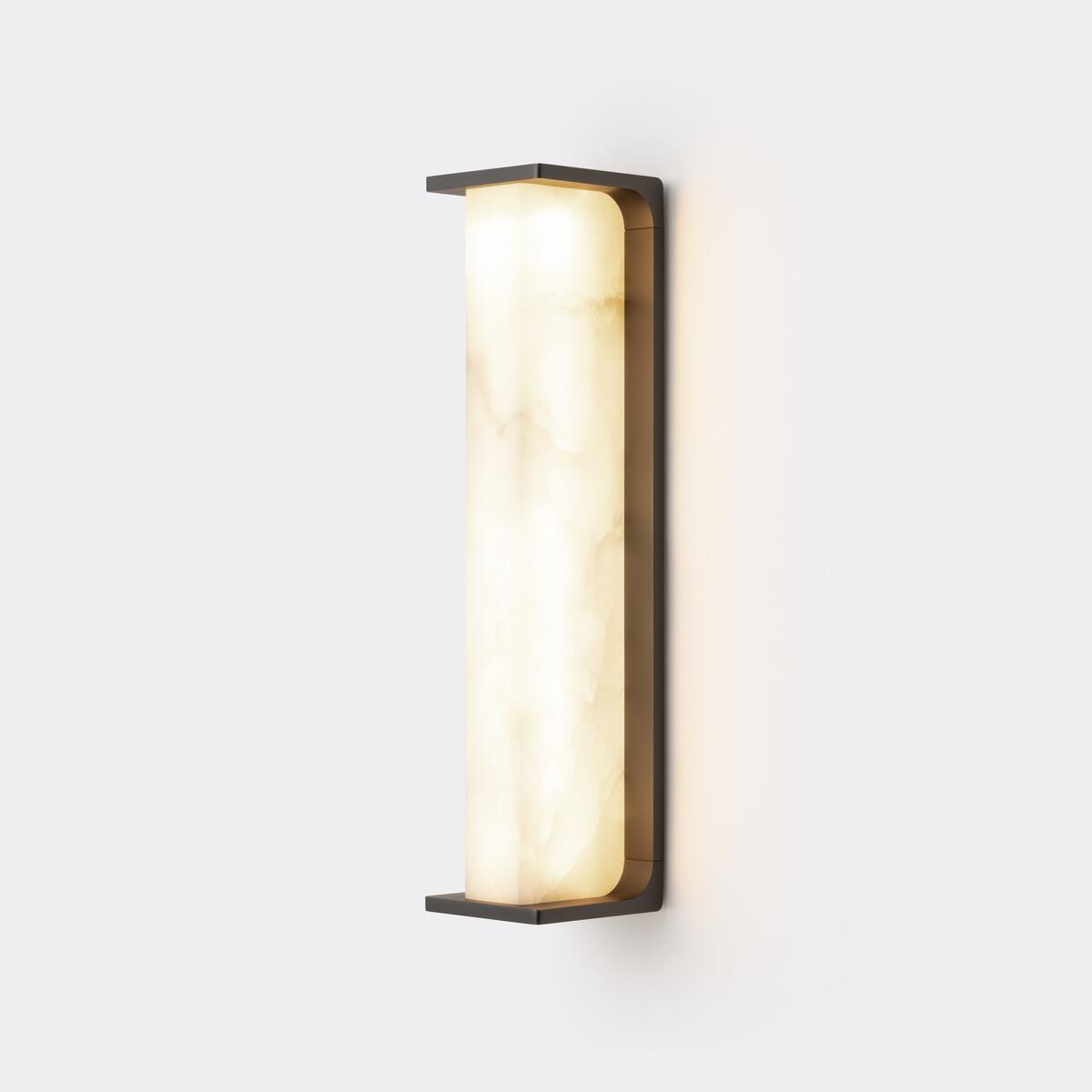 Bin Alabaster Sconce