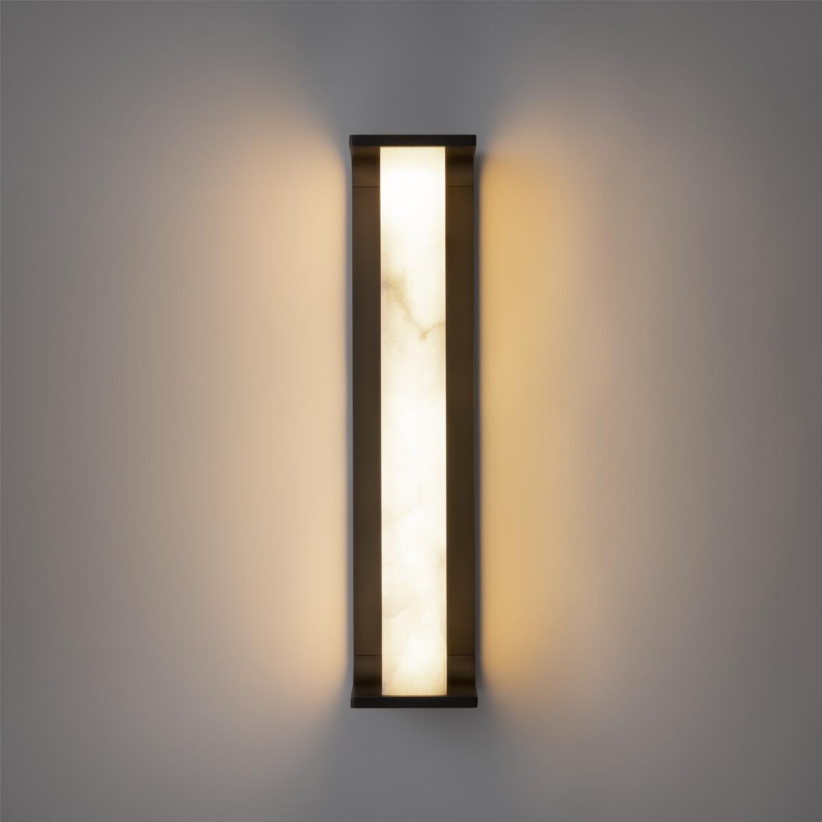 Bin Alabaster Sconce