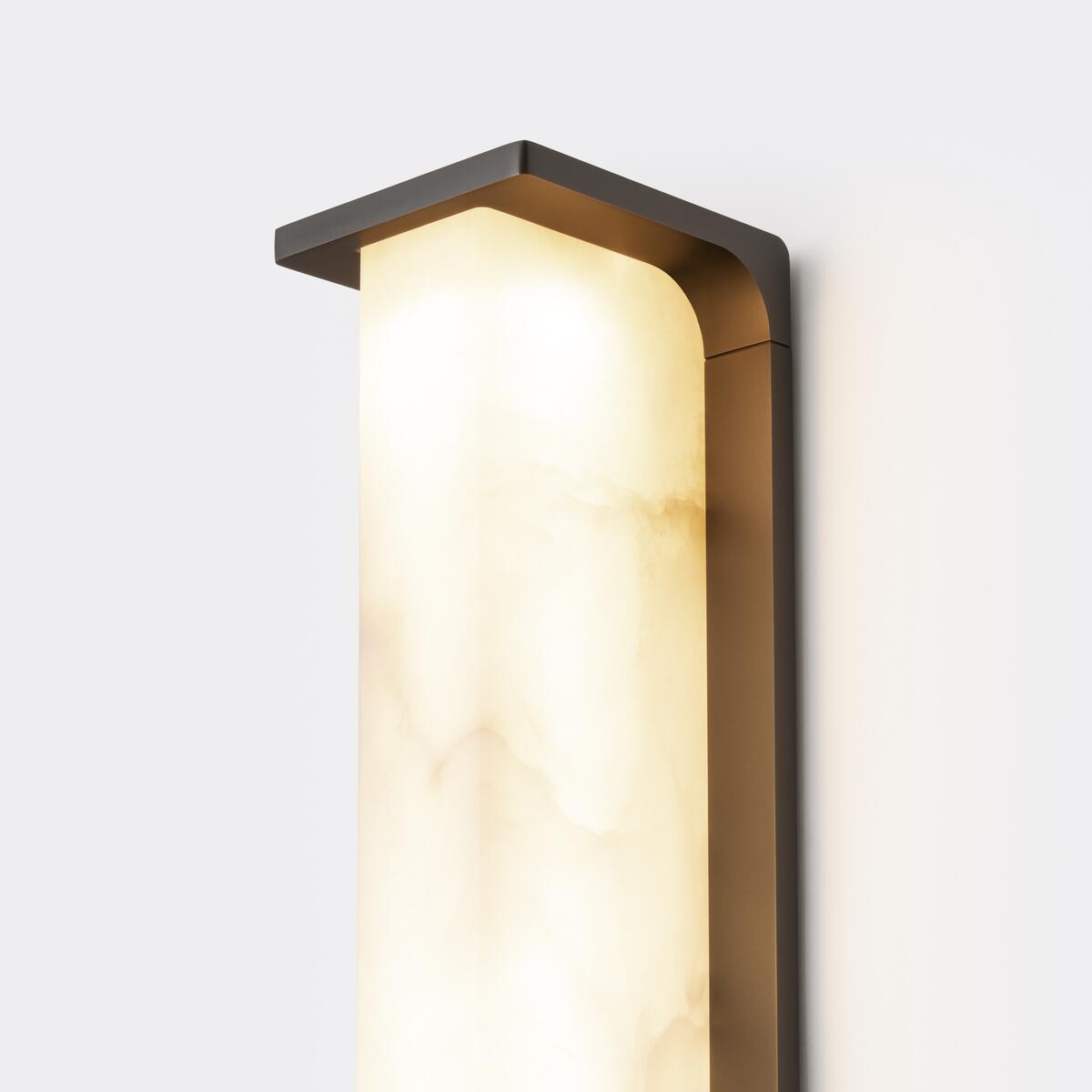 Bin Alabaster Sconce