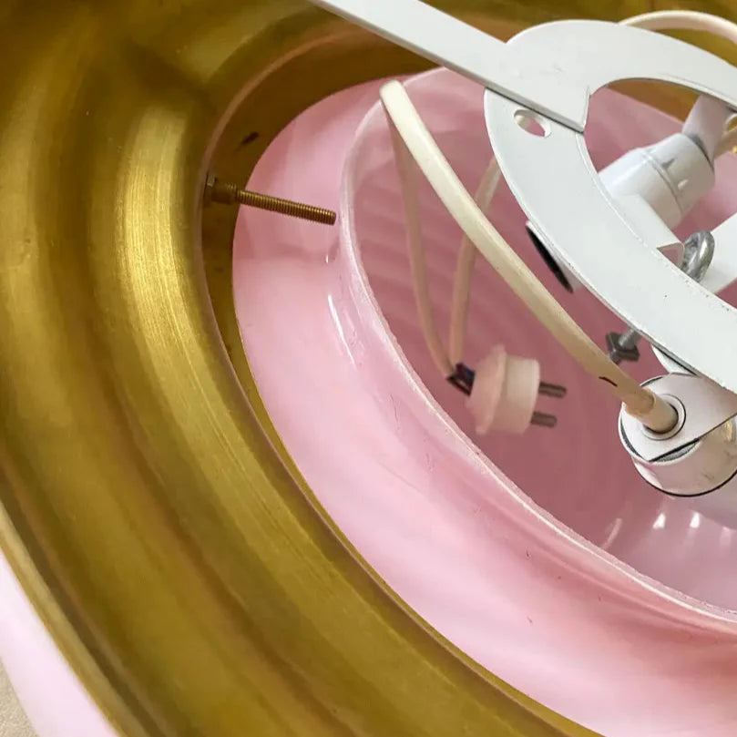 Murano Plafond – Vintage – Venini – Pink Swirl