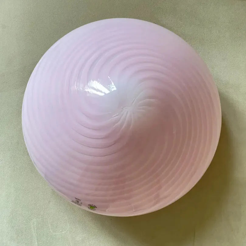 Murano Plafond – Vintage – Venini – Pink Swirl
