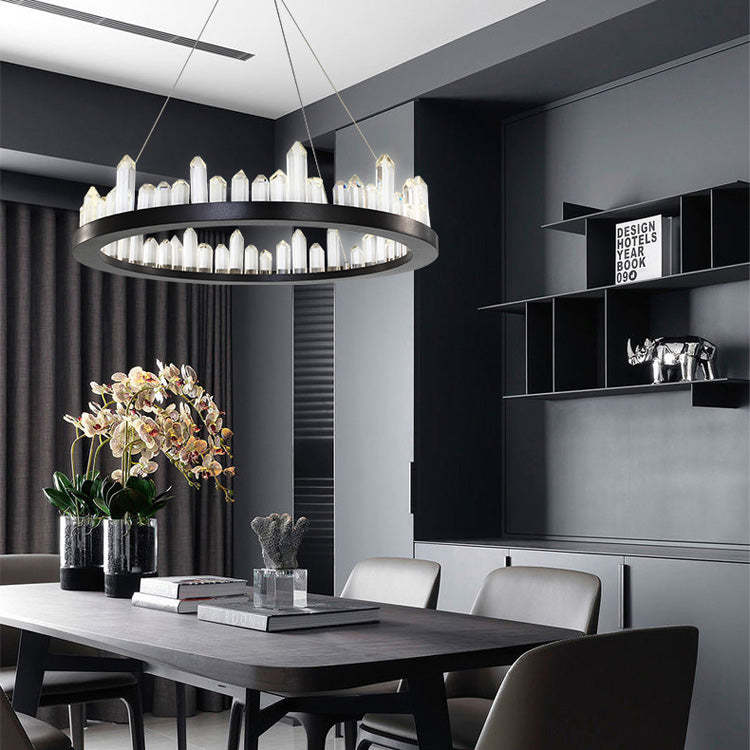 Lydia Crystal Ring Chandelier