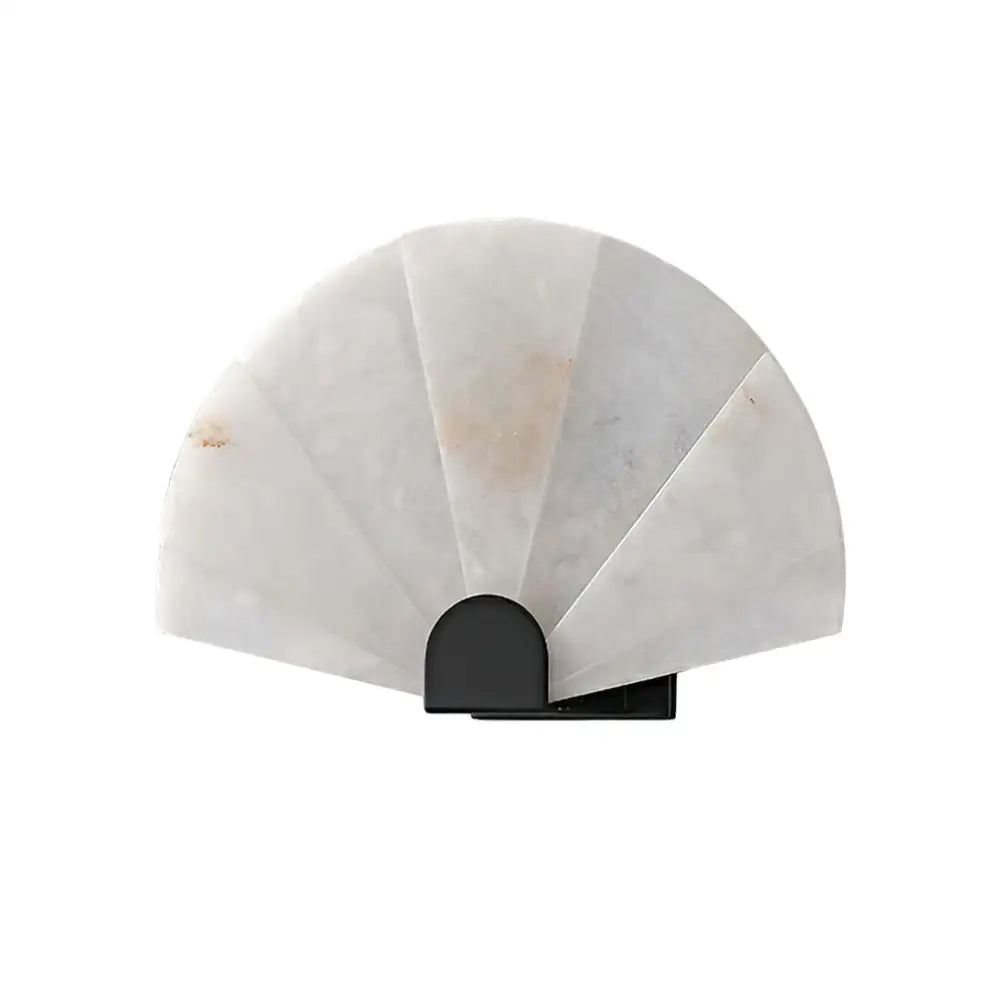 Alabaster Fan Wall Sconces