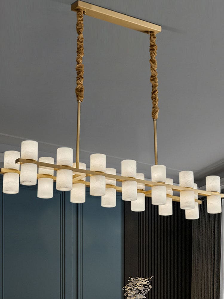 Alabaster Linear Chandelier