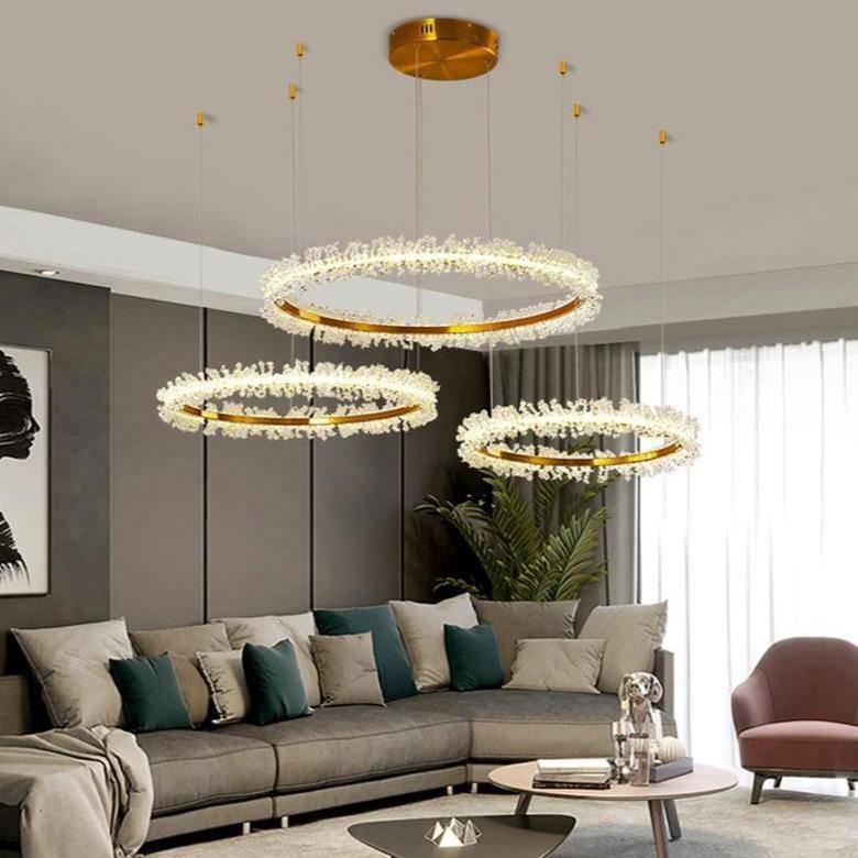 Capri 3-Piece Crystal Chandelier