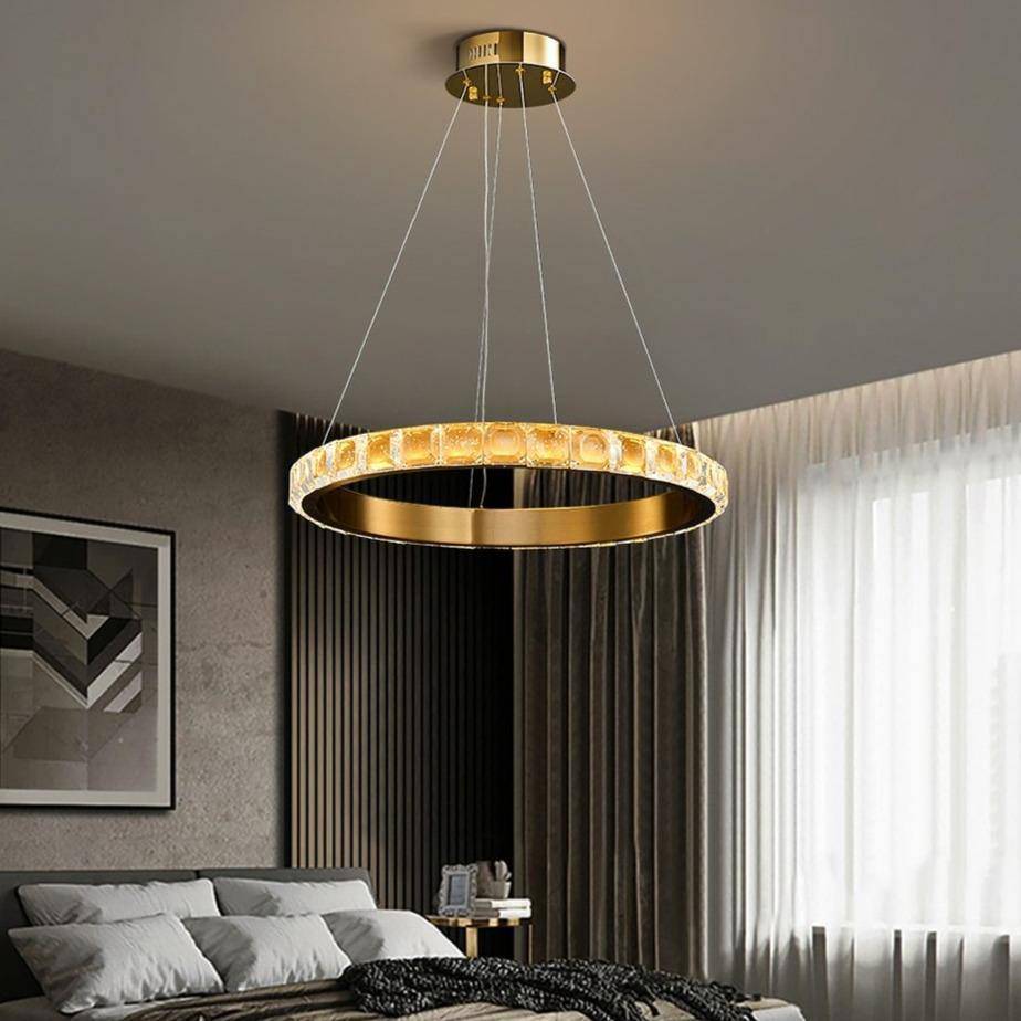 Enna Crystal Ring Chandelier