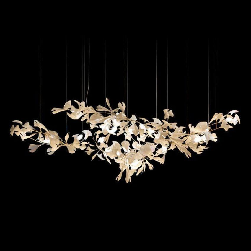 Ceramic Ginkgo Chandelier 4 Sizes