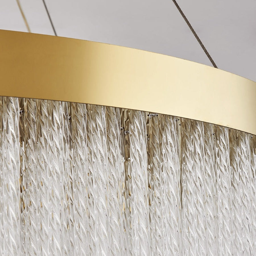 Iver Glass Modern Chandelier