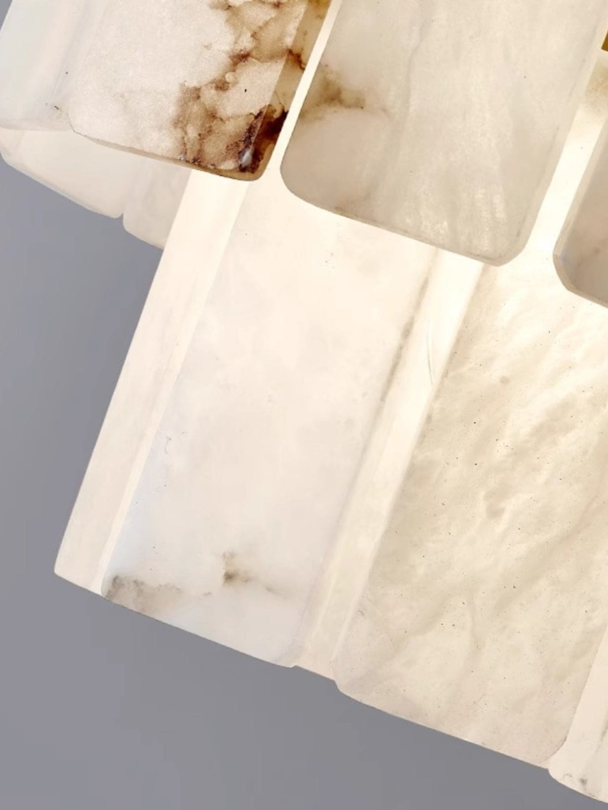 Black Copper Alabaster Chandelier