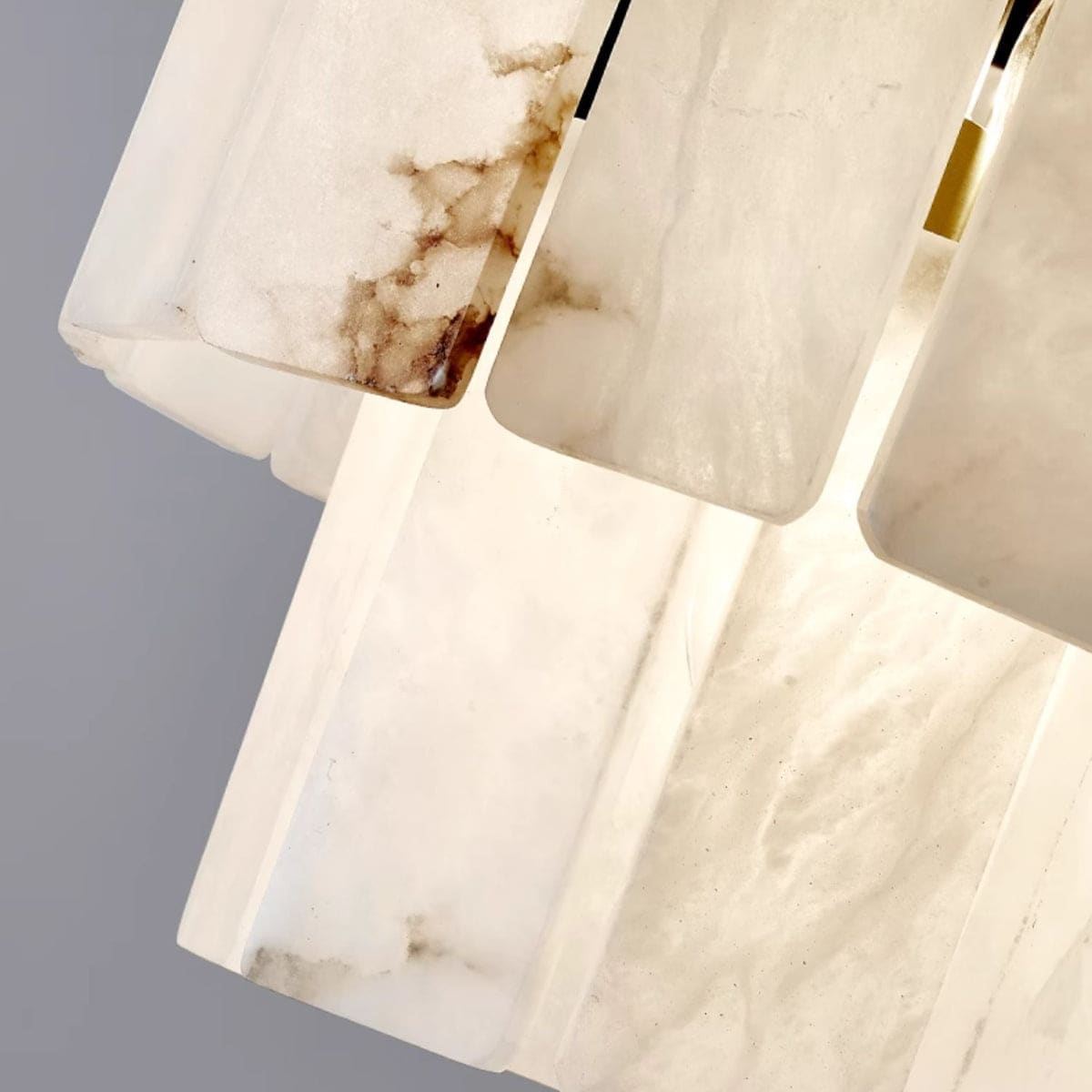 Black Copper Alabaster Chandelier