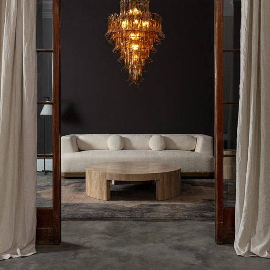 Amber Petalo Chandelier – 2 Sizes