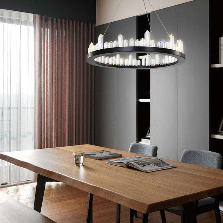 Lydia Crystal Ring Chandelier