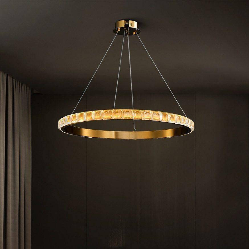 Enna Crystal Ring Chandelier