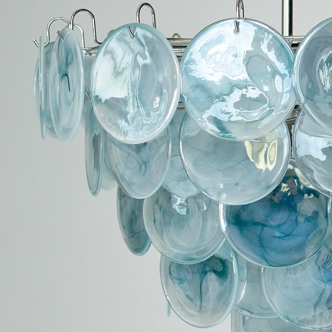 Murano Chandelier 57 Blue