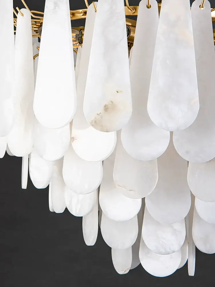 Drop Alabaster Chandelier